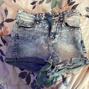 women jean shorts